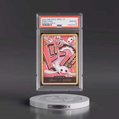 2024 One Piece Japanese PRB01-Premium Booster -One Piece Card the Best Don!! Card - Perona-Gold (PSA