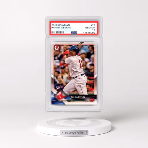 2018 Bowman #25 Rafael Devers (PSA 10 GEM MINT)