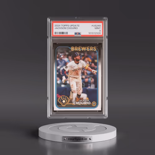 2024 Topps Update #US240 Jackson Chourio (PSA 9 MINT)