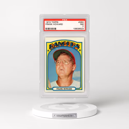 1972 Topps #350 Frank Howard (PSA 7 NM)
