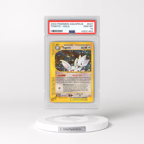 2003 Pokémon Aquapolis #H27 Togetic - Holo (PSA 10 GEM MINT)