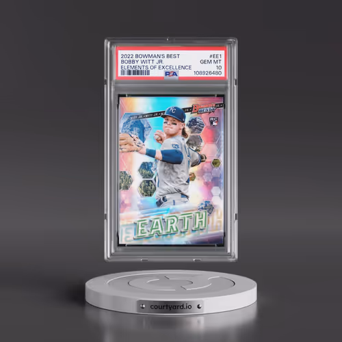 2022 Bowman's Best Elements of Excellence #EE1 Bobby Witt Jr. (PSA 10 GEM MINT)