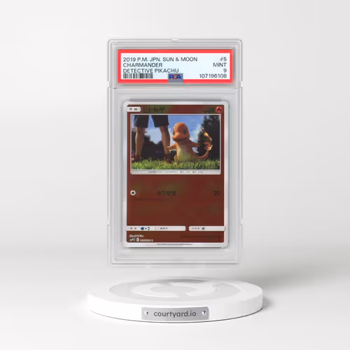 2019 Pokémon Sun & Moon Detective Pikachu #5 Charmander (PSA 9 MINT)