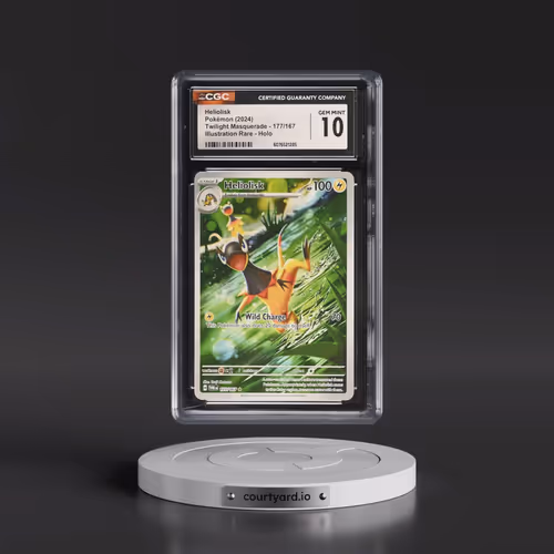 2024 Twilight Masquerade - TWM EN #177/167 Heliolisk - Illustration Rare Holo (CGC 10 GEM MINT)