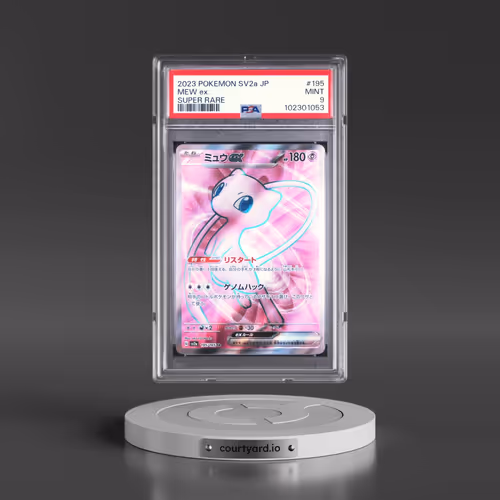 2023 Pokémon Sv2a-Pokemon 151 #195 Mew EX - Holo Super Rare (PSA 9 MINT)
