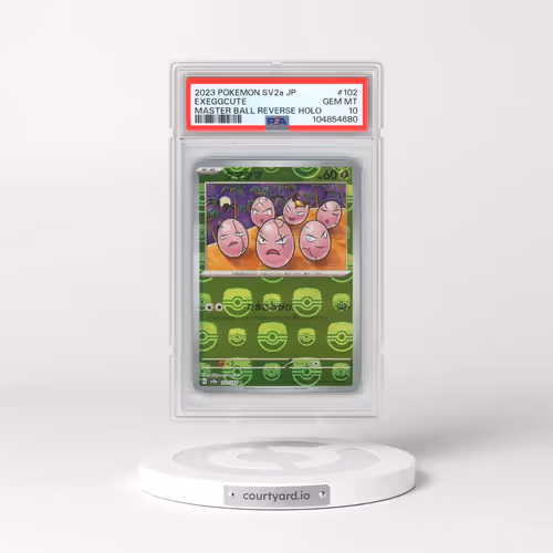 2023 Pokémon Sv2a-Pokemon 151 #102 Exeggcute - Reverse Holo Master Ball (PSA 10 GEM MINT)