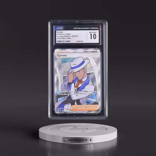 2024 Surging Sparks - SSP EN #230/191 Cyrano - Ultra Rare Holo (CGC 10 GEM MINT)