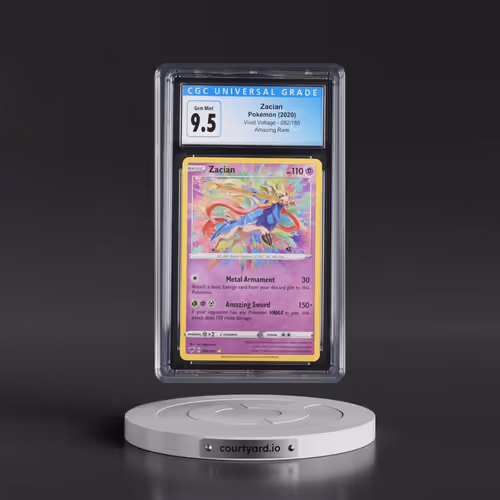 2020 Vivid Voltage #082/185 Zacian - Amazing Rare Holo (CGC 10 GEM MINT)