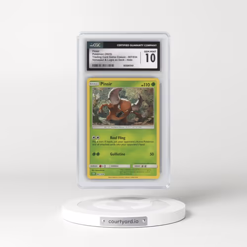 2023 Trading Card Game Classic - CLV, CLC, CLB #007/034 Pinsir - Venusaur & Lugia ex Deck - CLV Holo