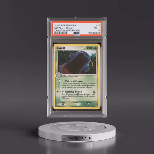 2006 Pokémon EX Crystal Guardians #11 Swalot - Holo (PSA 9 MINT)