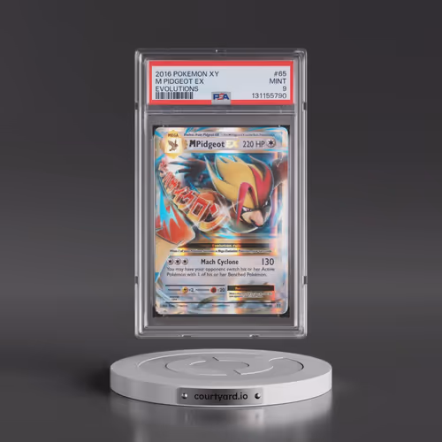 2016 Pokémon XY Evolutions #65 M Pidgeot EX - Holo (PSA 9 MINT)