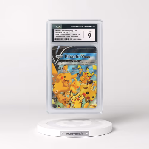 2017 Black Star Promos - Sword & Shield #SWSH139 Pikachu V-UNION (Top Left) - Celebrations Collectio