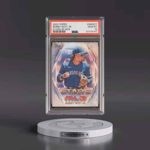 2023 Topps Stars of MLB #SMLB17 Bobby Witt Jr. (PSA 10 GEM MINT)