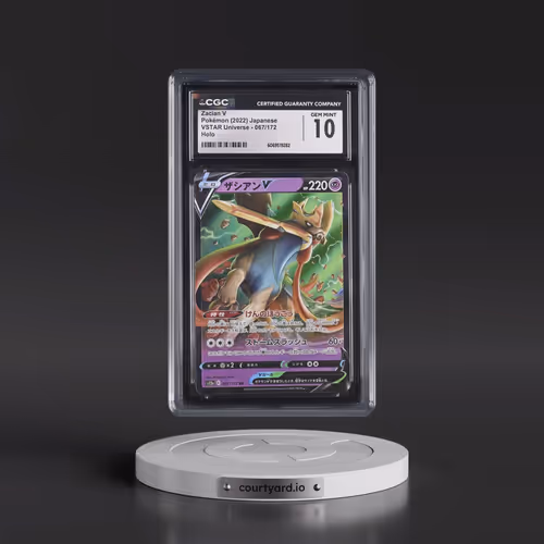 2022 VSTAR Universe #067/172 Zacian V - Holo (CGC 10 GEM MINT)