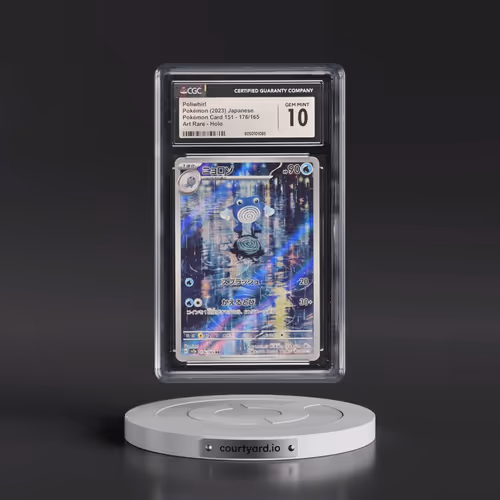 2023 Pokémon Card 151 #176/165 Poliwhirl - Art Rare Holo (CGC 10 GEM MINT)