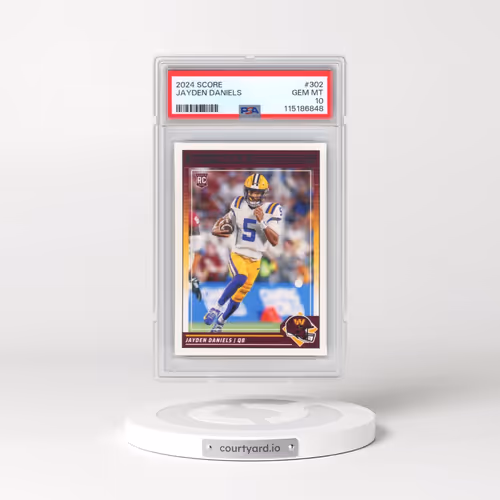 2024 Panini Score #302 Jayden Daniels (PSA 10 GEM MINT)