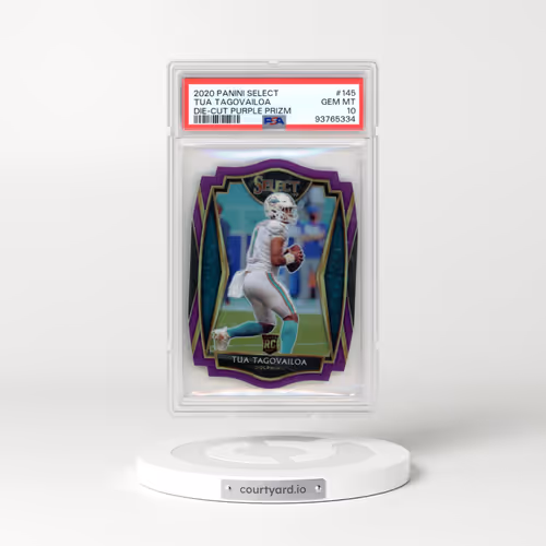 Tua Tagovailoa - Die-Cut Purple Prizm