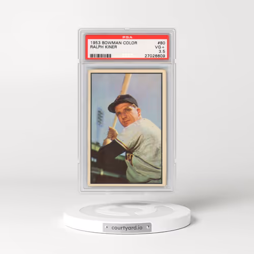 1953 Bowman Color #80 Ralph Kiner (PSA 3.5 VG+)