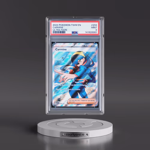 2024 Pokémon Twm EN-Twilight Masquerade #204 Carmine - Ultra Rare (PSA 9 MINT)