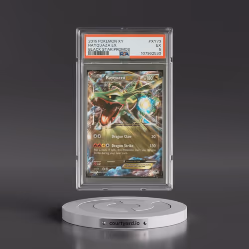 2015 Pokémon XY Black Star Promos #XY73 Rayquaza EX - Holo (PSA 5 EX)