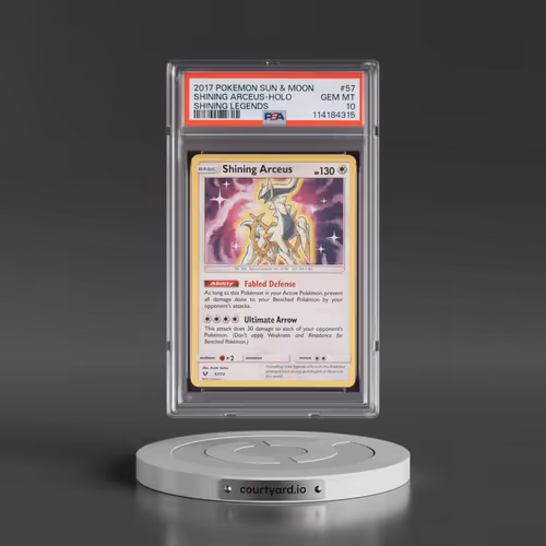 2017 Pokémon Sun & Moon Shining Legends #57 Shining Arceus - Holo Holo (PSA 10 GEM MINT)