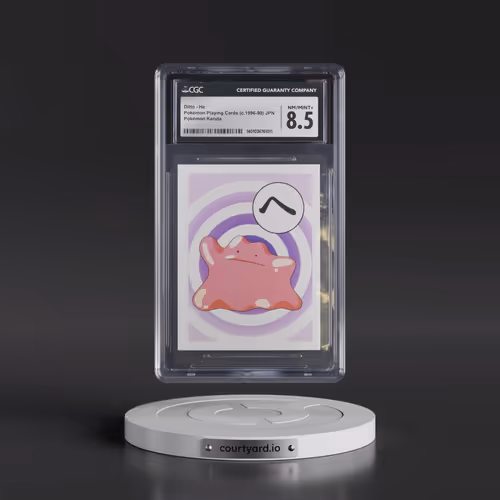 1996 Pokémon Karuta (Green Back w/ 2 Pokémon) Ditto - He (CGC 8.5 NM-MT+)