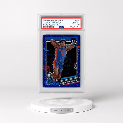 2023 Panini Donruss Optic #235 Ausar Thompson - Blue Velocity (PSA 10 GEM MINT)
