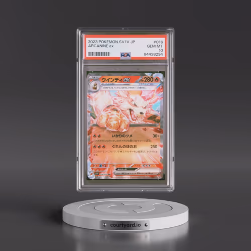 2023 Pokémon Sv1v-Violet EX #016 Arcanine EX - Holo (PSA 10 GEM MINT)