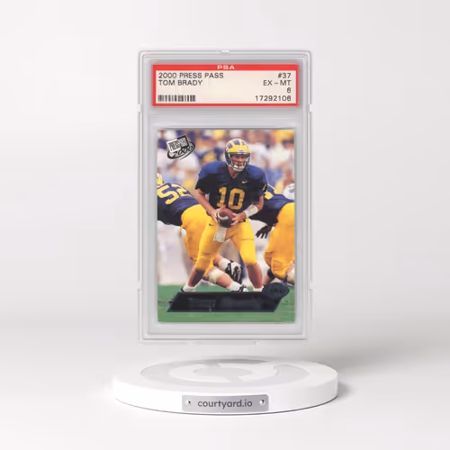 2000 Press Pass #37 Tom Brady (PSA 6 EX-MT)