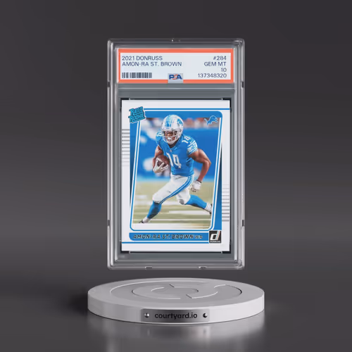 2021 Panini Donruss #284 Amon-RA St. Brown (PSA 10 GEM MINT)