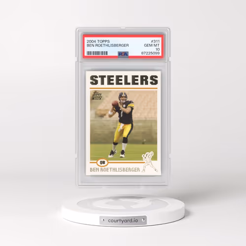 2004 Topps #311 Ben Roethlisberger (PSA 10 GEM MINT)