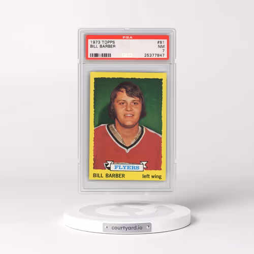 1973 Topps #81 Bill Barber (PSA 7 NM)