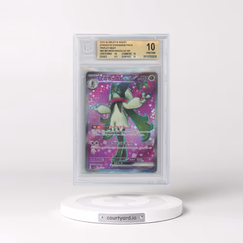 2023 Triplet Beat #086 Meowscarada ex - Holo (BGS 10 PRISTINE)