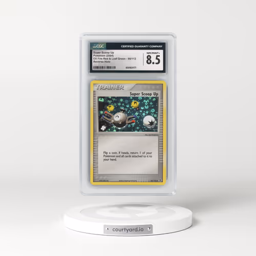 2004 EX Fire Red & Leaf Green #99/112 Super Scoop Up - Reverse Holo (CGC 8.5 NM-MT+)