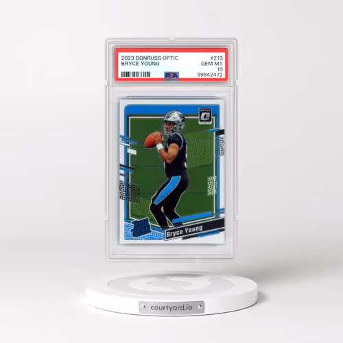 2023 Panini Donruss Optic #213 Bryce Young (PSA 10 GEM MINT)