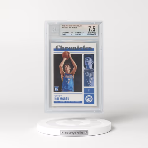 2022 Panini Chronicles #49 Chet Holmgren (BGS 7.5 NM+)
