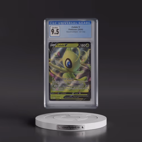 2020 Sword & Shield #001/202 Celebi V - Holo (CGC 10 GEM MINT)
