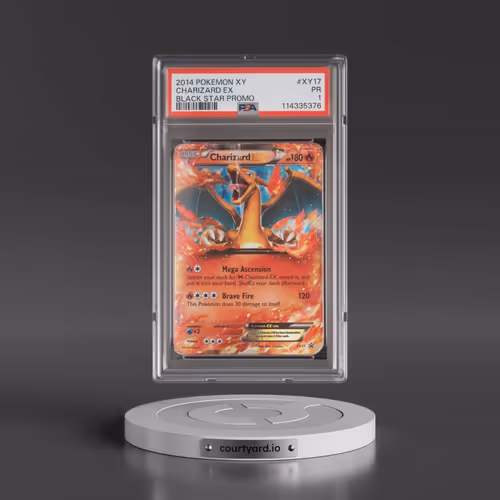 2014 Pokémon XY Black Star Promo #XY17 Charizard EX - Holo (PSA 1 PR)