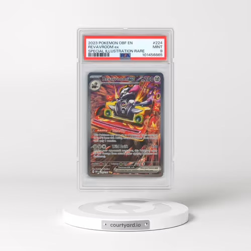 2023 Pokémon Obf EN-Obsidian Flames #224 Revavroom EX - Holo Special Illustration Rare (PSA 9 MINT)