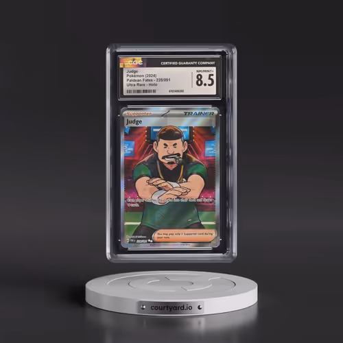 2024 Pokémon Paf EN-Paldean Fates #228 Judge - Ultra Rare (CGC 8.5 NM-MT+)