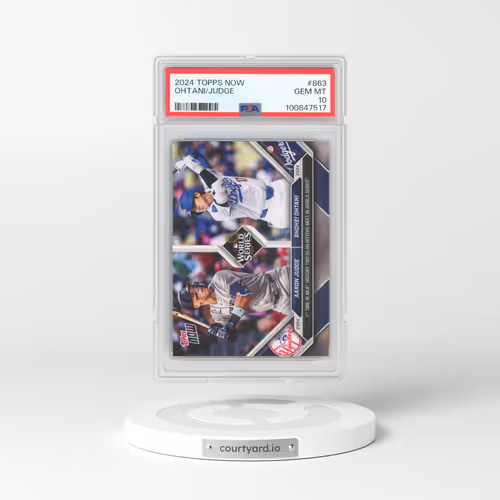 2024 Topps Now #863 Aaron Judge/Shohei Ohtani (PSA 10 GEM MINT)