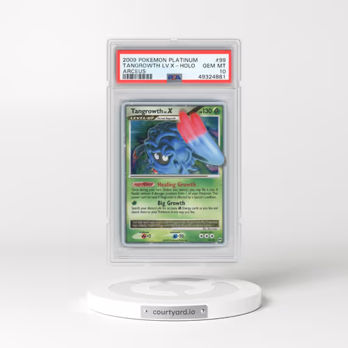 2009 Pokémon Platinum Arceus #99 Tangrowth LV.X - Holo (PSA 10 GEM MINT)