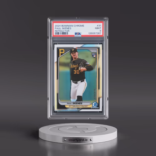 2024 Bowman Chrome #31 Paul Skenes - Refractor (PSA 9 MINT)
