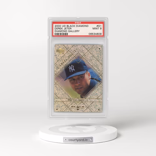 2000 U.D. Black Diamond Diamond Gallery #G1 Derek Jeter - Diamond Gallery (PSA 9 MINT)