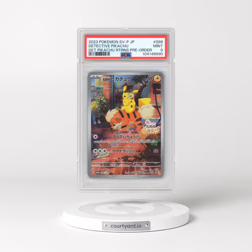 2023 Pokémon SV-P Promo #098 Detective Pikachu - Detective Pikachu Returns Pre-Order (PSA 9 MINT)