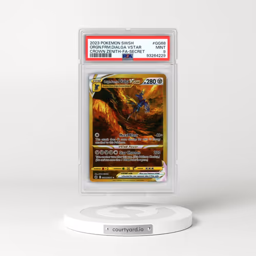 2023 Pokémon Sword and Shield Crown Zenith #GG68 Origin Forme Dialga Vstar - Full Art Secret (PSA 9