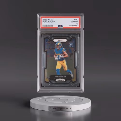 2023 Panini Prizm #357 Puka Nacua (PSA 10 GEM MINT)