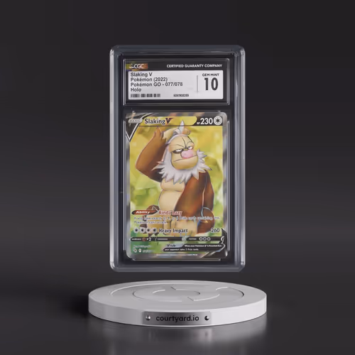 2022 Pokémon GO #077/078 Slaking V - Holo (CGC 10 GEM MINT)