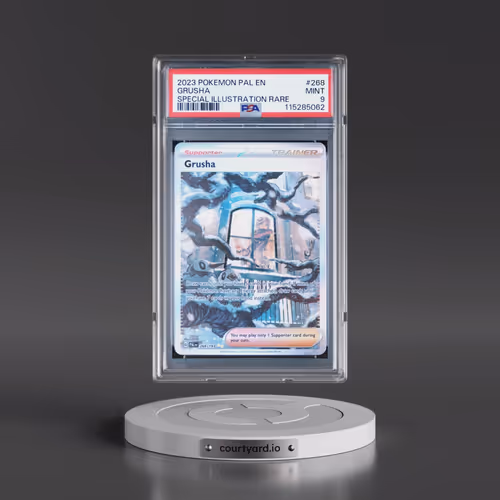 2023 Pokémon Pal EN-Paldea Evolved #268 Grusha - Special Illustration Rare (PSA 9 MINT)