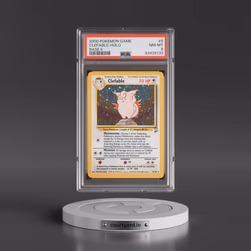 2000 Pokémon Game Base II #5 Clefable - Holo (PSA 8 NM-MT)